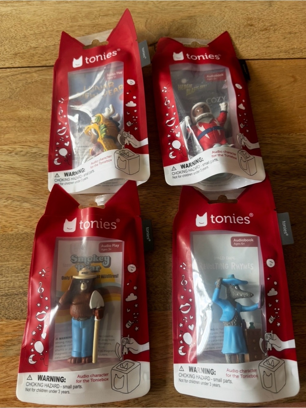 4 new tonies